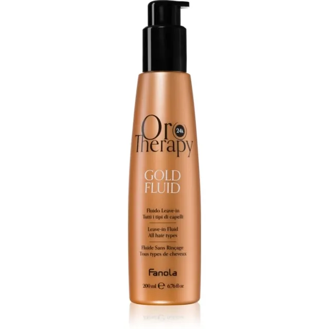 Fanola Oro Therapy Gold Fluid Juuksevedelik 24-karaadise kullaga 200 ml