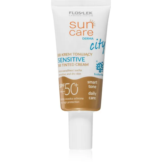 FlosLek Laboratorium Sun Care Derma City BB BB kreem väga kõrge päikesekaitsefaktoriga tundlikule nahale SPF 50+ 30 ml