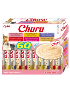 Inaba Cat Churu kreemjas kassimaius tuunikalaga 60x14g (840g)