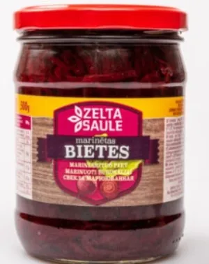 Zelta Saule Marineeritud Peet 500ml
