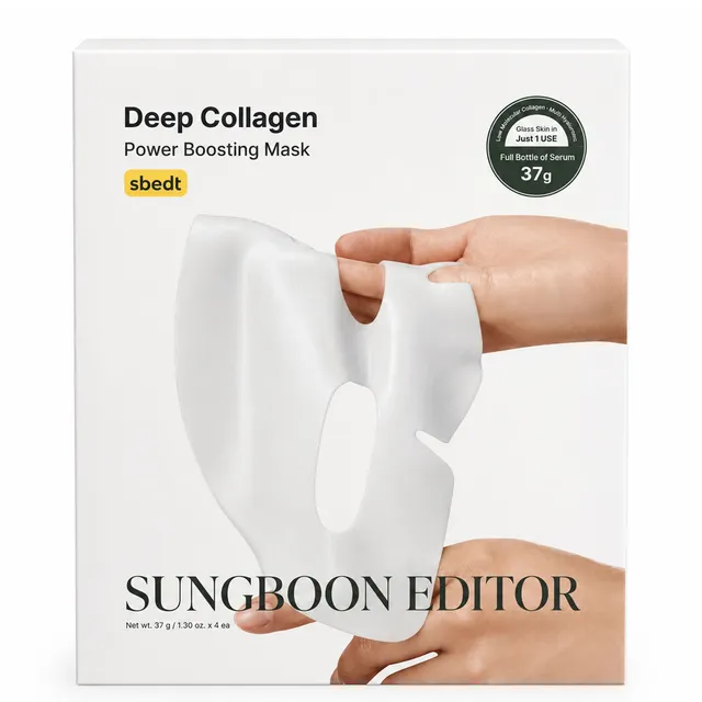 SUNGBOON EDITOR Deep Collagen Power Boosting Sheet Mask 4x37g