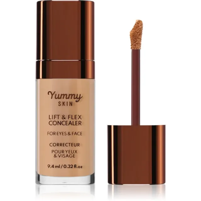 Danessa Myricks Beauty Yummy Skin Lift & Flex Concealer Vedel peitekreem mati efektiga varjund 9 - Medium With Peach Undertones 8.4 ml