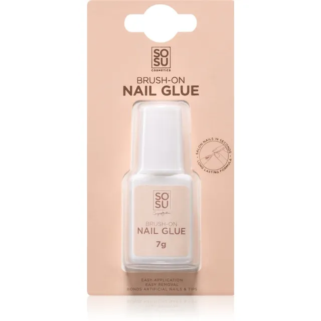 SOSU Cosmetics Brush-On Nail Glue Küüneliim 7 ml
