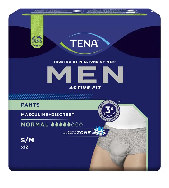 TENA MEN PANTS NORMAL IMAVAD PÜKSID S/M 850ML N12