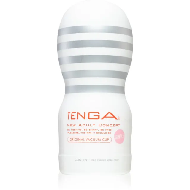 Tenga Original Vacuum Cup Gentle ühekordseks kasutamiseks mõeldud masturbaator 15,5 cm