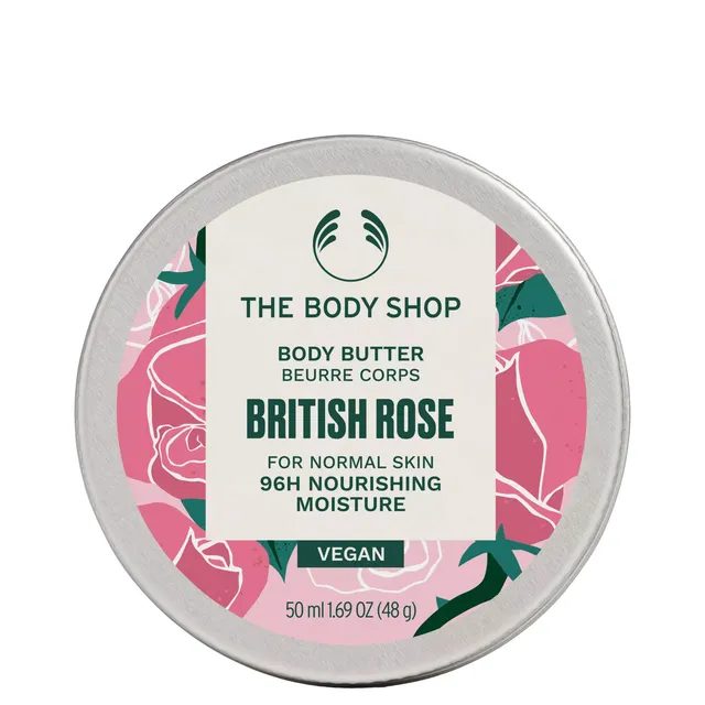 THE BODY SHOP British Rose 96H Moisture Body Butter 50ml