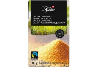 Suhkur Demerara, DAN SUKKER, 500 g