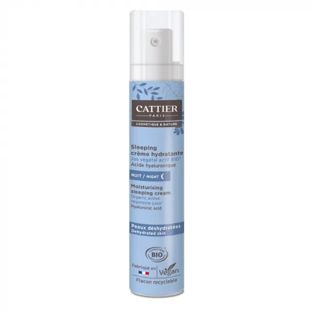 Cattier Moisturising Sleeping Cream Dehydrated Skins