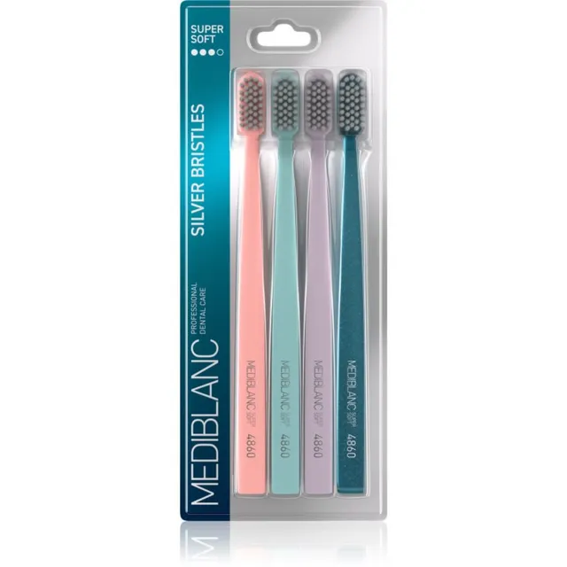 MEDIBLANC Toothbrush Super Soft Hambahari hõbedat sisaldavate harjastega