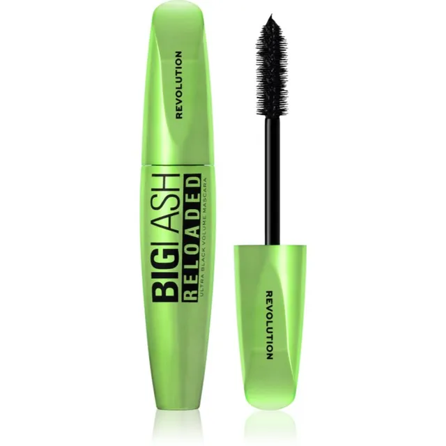 Revolution Big Lash Reloaded Volüümi lisav ekstra must ripsmetušš varjund Ultra Black 8 ml