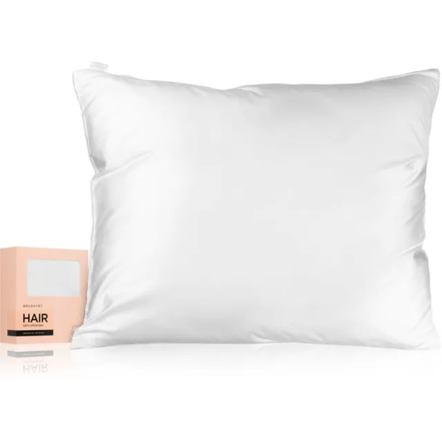 BrushArt Hair Satin pillowcase padjapüür satiin White 50x60 cm