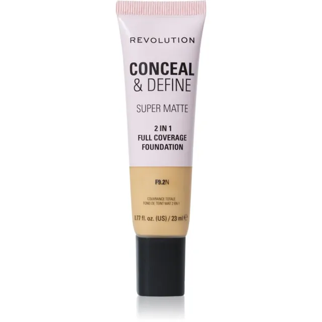 Revolution Conceal & Define Matistav jumestuskreem varjund F9.2N 23 ml