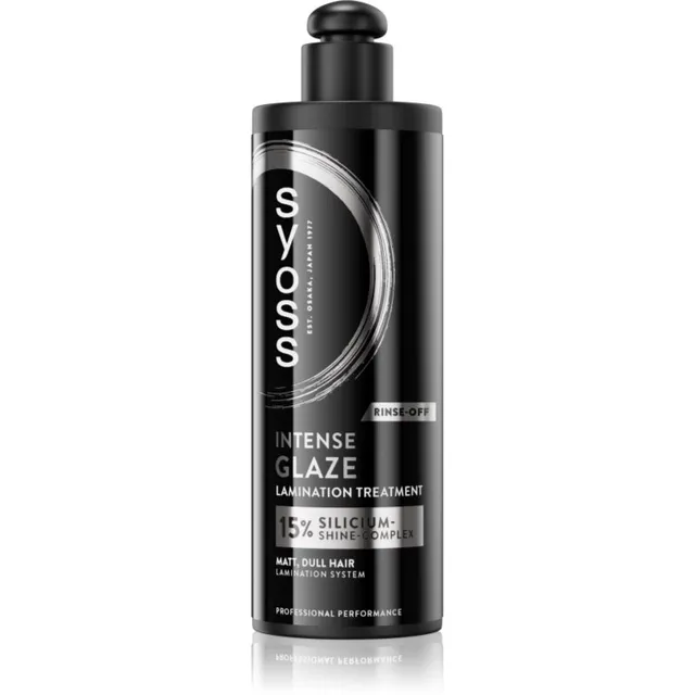 Syoss Intense Glaze Lamination Treatment Intensiivne hooldus säravate ja pehmete juuste jaoks 200 ml