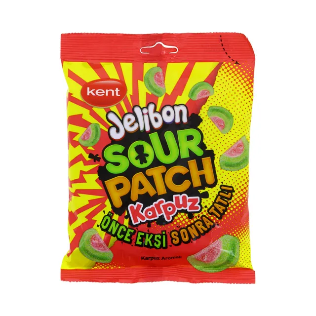 Kummikommid Sour Patch arbuusimaitselised, KENT, 160 g