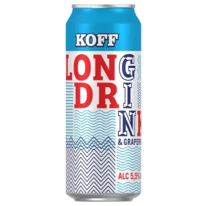 Koff Long Drink Grapefruit muu alkohoolne jook 5,5%vol 500 ml