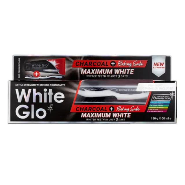 White Glo Maximum White Charcoal + Baking Soda