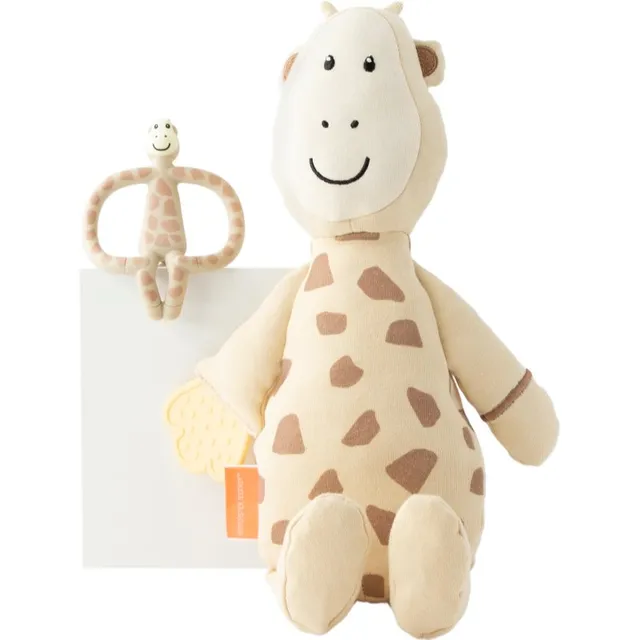Matchstick Monkey Teething Gift Set 3m+ närimismänguasi + mänguasi Giraffe 1 tk