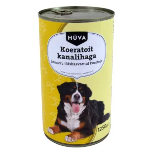 Hüva kons.koerale 1.25kg kanaga