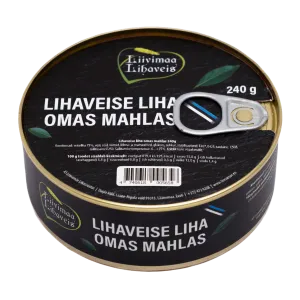 Lihaveise liha omas mahlas, LIIVIMAA LIHAVEIS, 240 g