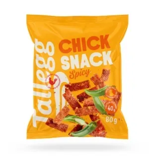 Tallegg Kanalihasnäkk Chick Snack Spicy 80g