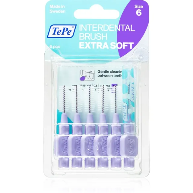 TePe Interdental Brush Extra Soft Hambavaheharjad 1,1 mm 6 tk