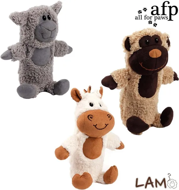 Mänguasi koerale Cuddle Crackler - ahv/lammas/lehm (AFP - Lamb)