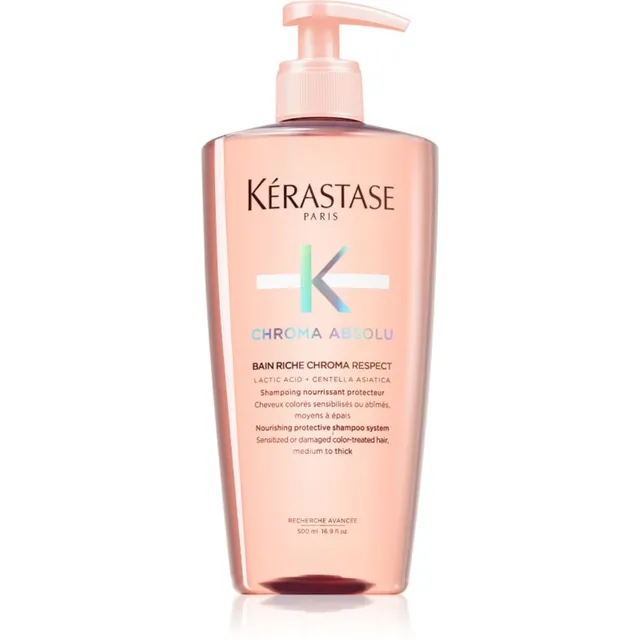 Kérastase Chroma Absolu Bain Riche Chroma Respect Toitev šampoon värvitud juustele 500 ml