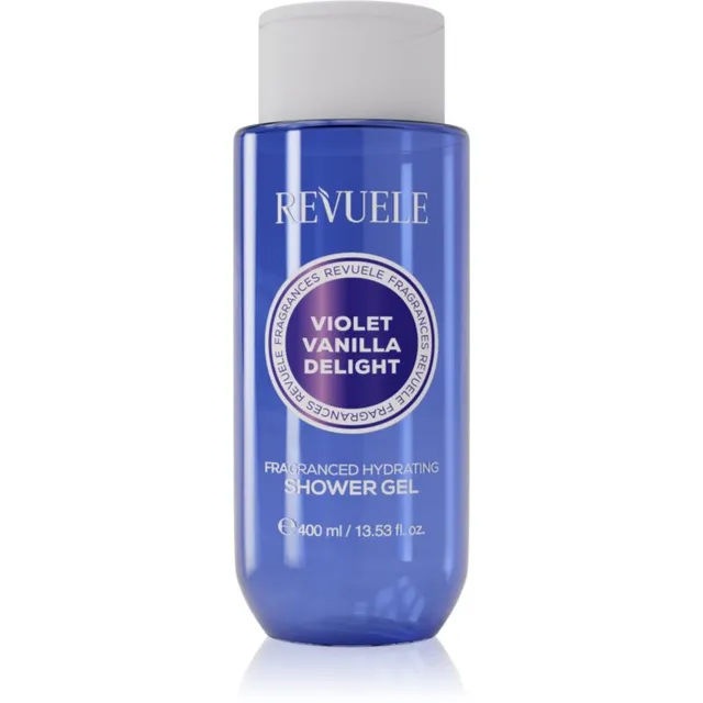 Revuele Violet Vanilla Delight Fragranced Hydrating Shower Gel Lõhnastatud dušigeel niisutava toimega naistele 400 ml