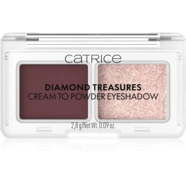 Catrice Diamond Treasures Lauvärviduo varjund 060 Burgundy Glitz 2.8 g