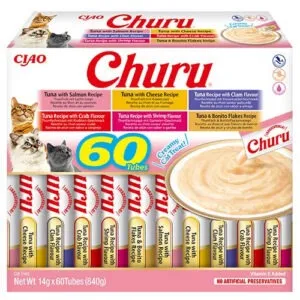 Inaba Churu Multipakk Tuunikala kreem maiustus kassidele 60x14g