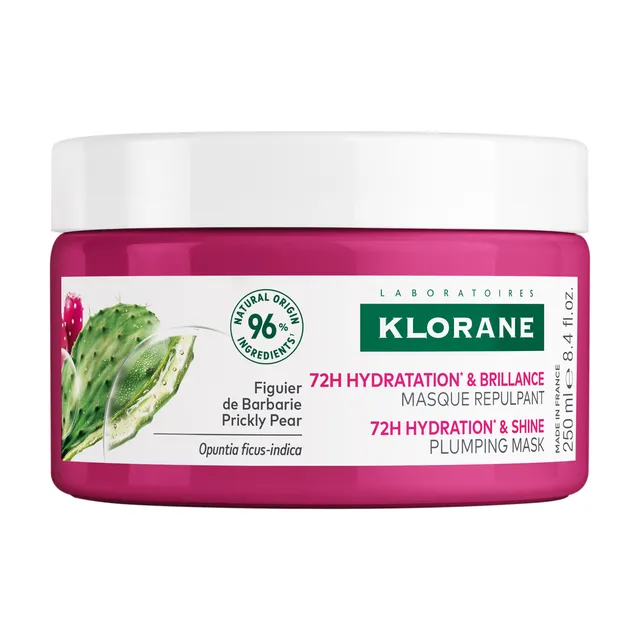KLORANE JUUKSEMASK 72H NIISUTAV JA SÄRA ANDEV 250ML