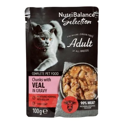 T.sööt kass. Nutribalance Sel. veiselih. 100g