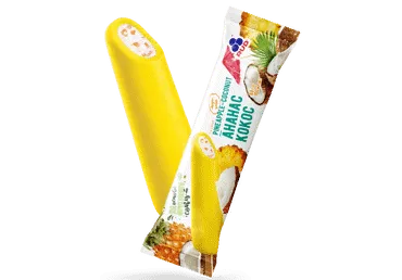 Jäätis kookose-ananassi RUD 80g