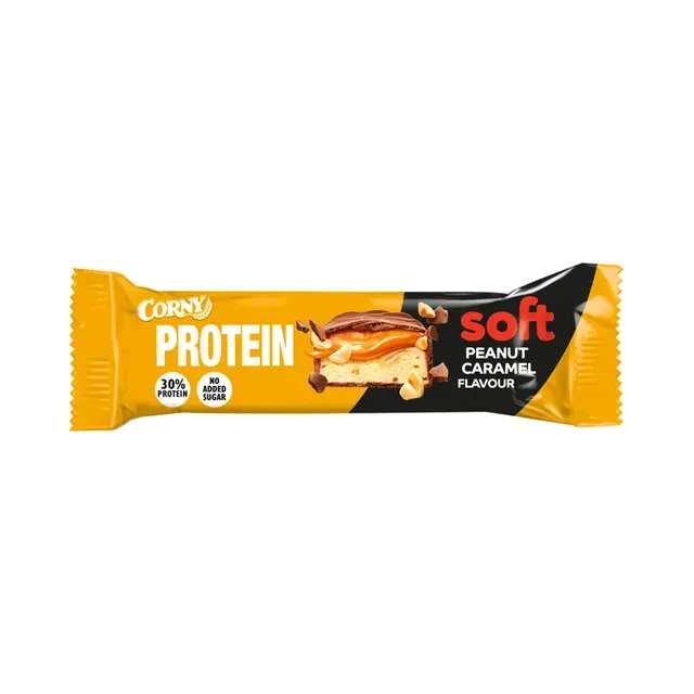 Protein Soft proteiinibatoon maapähkli-karamelli, CORNY, 45 g