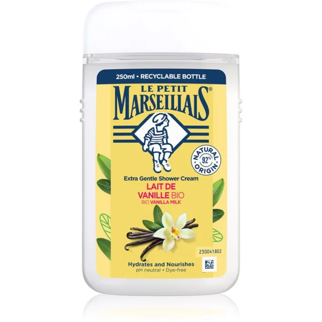 Le Petit Marseillais Vanilla Milk BIO Kreemjas dušigeel 250 ml