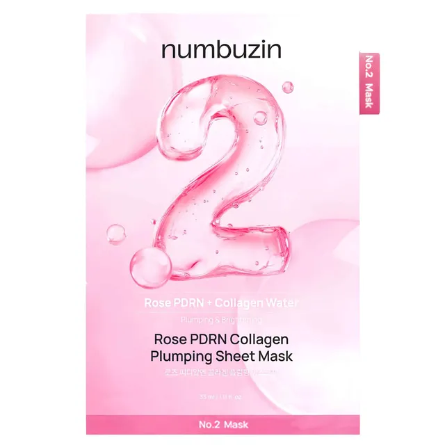 NUMBUZIN No.2 Rose PDRN Collagen Plumping Sheet Mask 33ml
