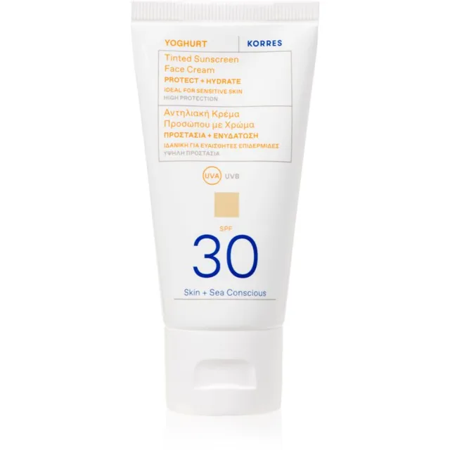 Korres Yoghurt Tinted Sunscreen Tooniv päevituskreem SPF 30 50 ml