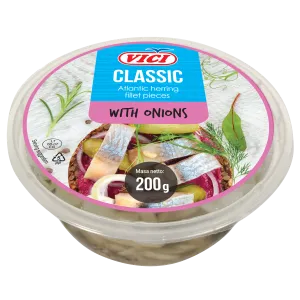 Vici Classic Atlandi Heeringafilee Tükid Sibulaga 200g