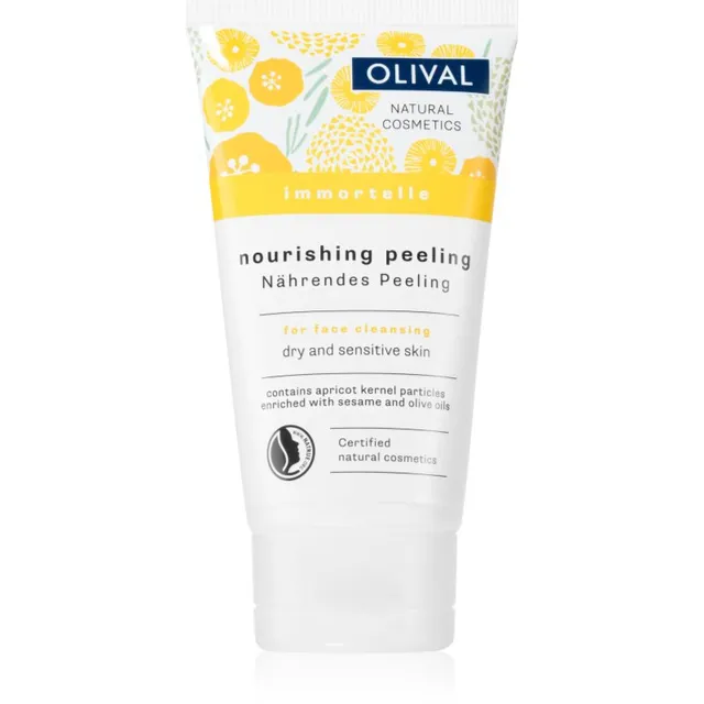 Olival Immortelle Nourishing Peeling Õrn nahakoorija kuivale ja tundlikule nahale 75 ml