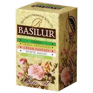 Basilur roheline tee Bouquet 20 x 1,5 g