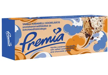 Koorejäätis soola karam-šoko PREMIA,480g