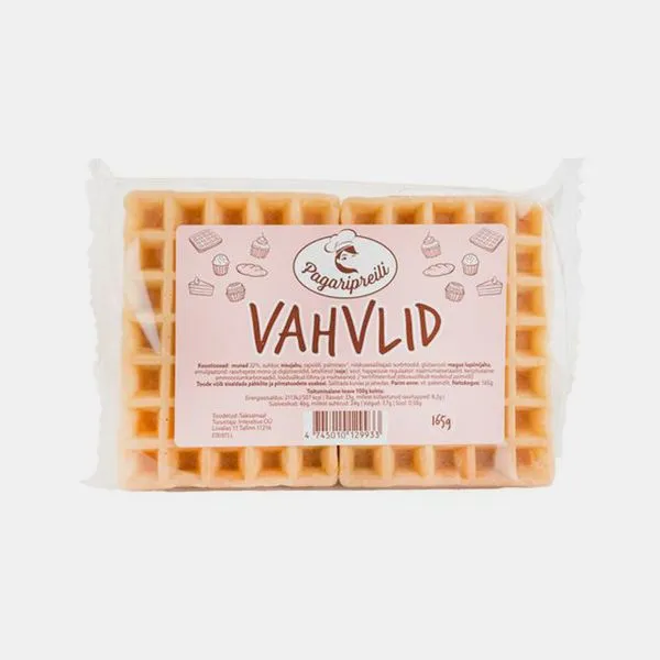 Pagaripreili vahvlid 165g