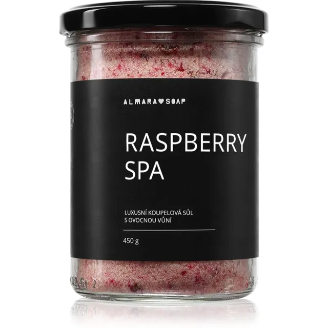 Almara Soap Bath Salt Lõõgastav vannisool lõhn Raspberry Spa 450 g