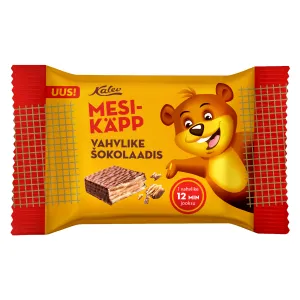 Mesikäpp vahvlike šokolaadis, KALEV, 40 g