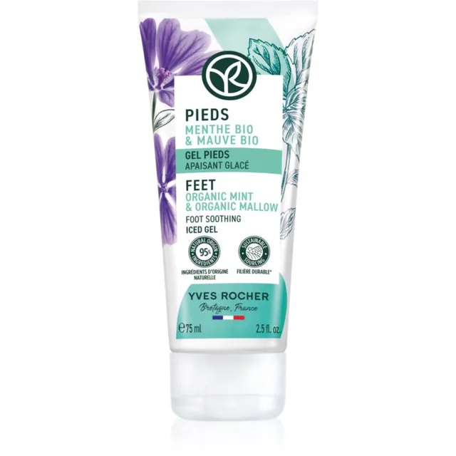 Yves Rocher Pieds Jahutav geel jalgadele Organic Mint & 75 ml