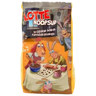 Lotte krõbedad helbed piimashokolaadiga Nööpsud, 225 g