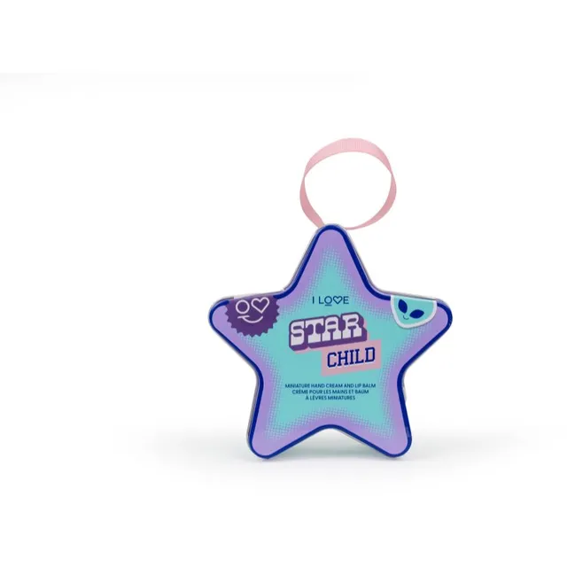 I Love Star Child Kinkekomplekt tinakarp
