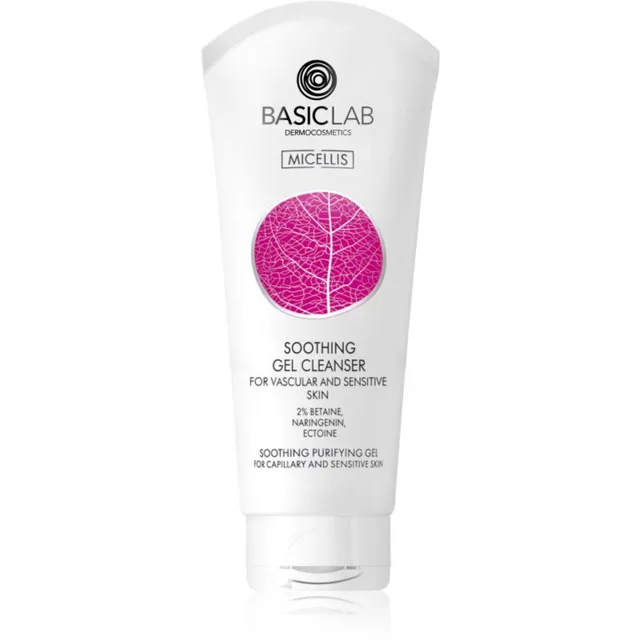 BasicLab Dermocosmetics Micellis Rahustav puhastusgeel tundlikule ja punetavale nahale 100 ml
