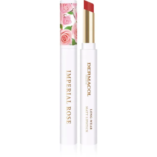 Dermacol Imperial Rose Matt huulepulk roosi lõhnaga varjund 04 1,6 g