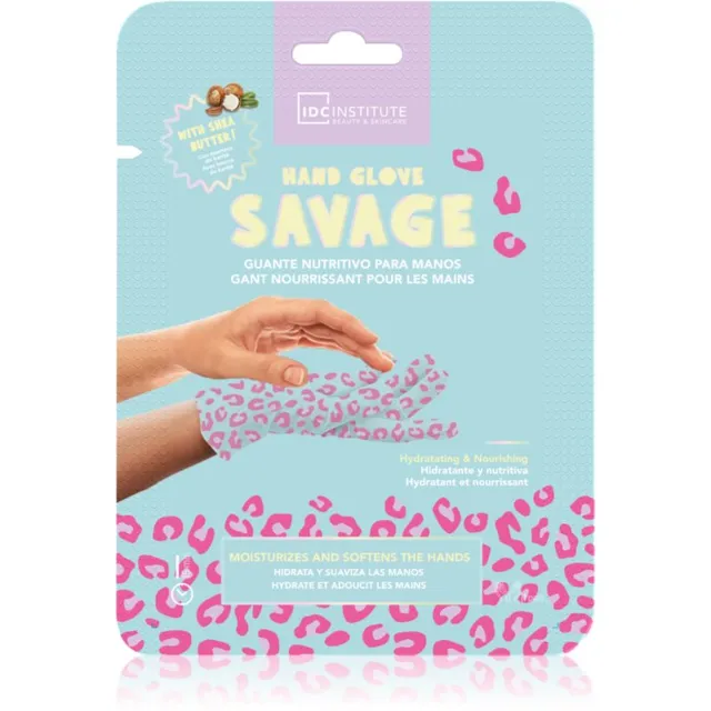 IDC Institute Hand Glove Savage Niisutav kätemask 1 tk